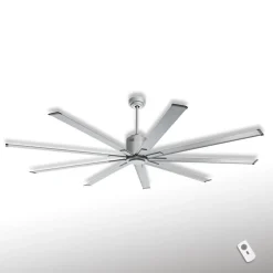 CasaFan Loftventilatorer > Loftventilator Big Smooth Eco 220 cm titaniumsølv