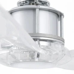 Loftventilatorer ^ FARO BARCELONA Loftventilator Just Fan M, krom/transparent