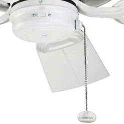 KICHLER Loftventilatorer > Loftventilator Kevlar 42 IP44, hvid, Ø 107 cm