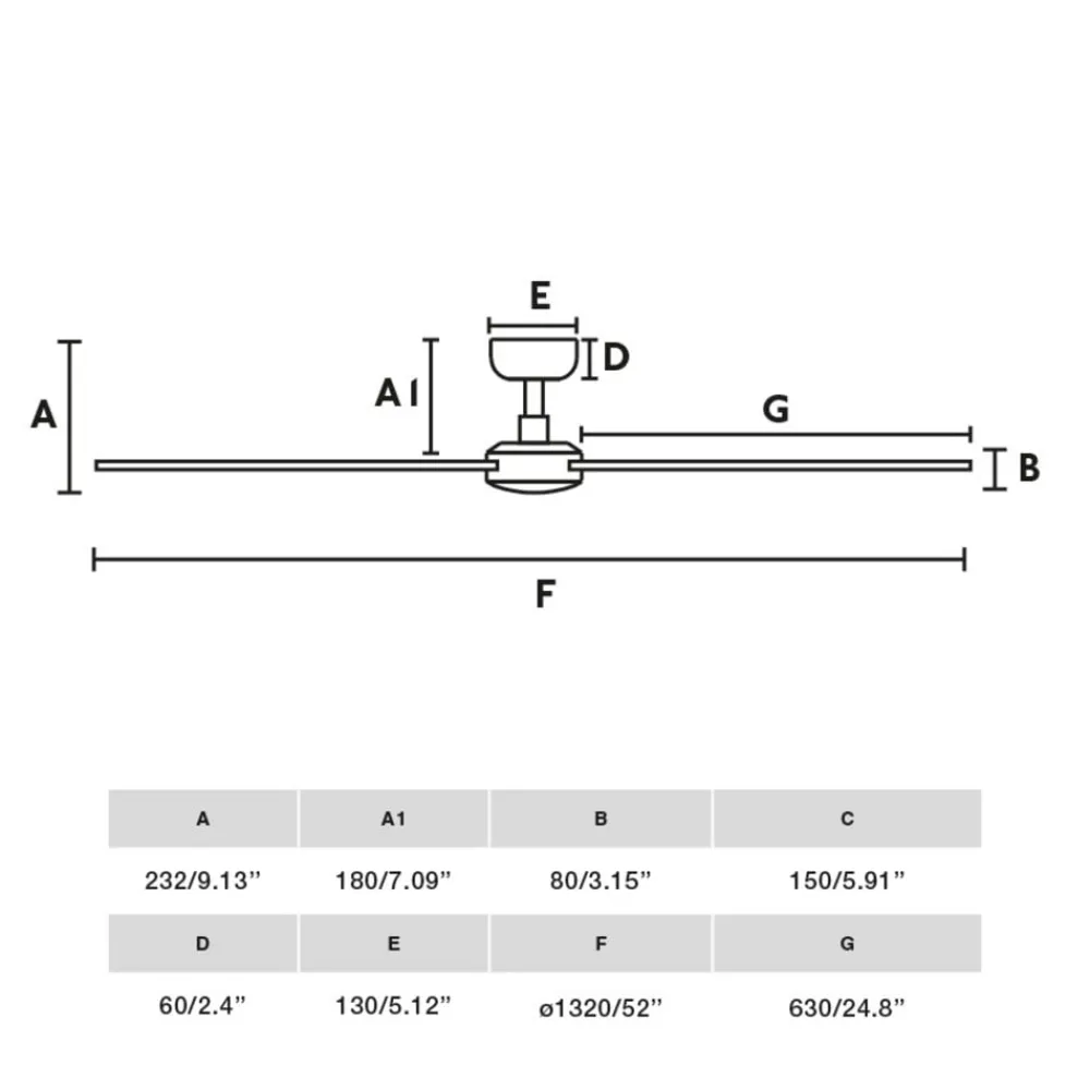 FARO BARCELONA Loftventilatorer > Loftventilator Rudder, DC-motor, støjsvag, Ø 132 cm, træ