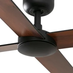 FARO BARCELONA Loftventilatorer > Loftventilator Rudder, DC-motor, støjsvag, Ø 132 cm, træ