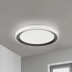 LOLA Smart Loftlamper > Disc LED-loftlampe, sort/hvid, RGBW