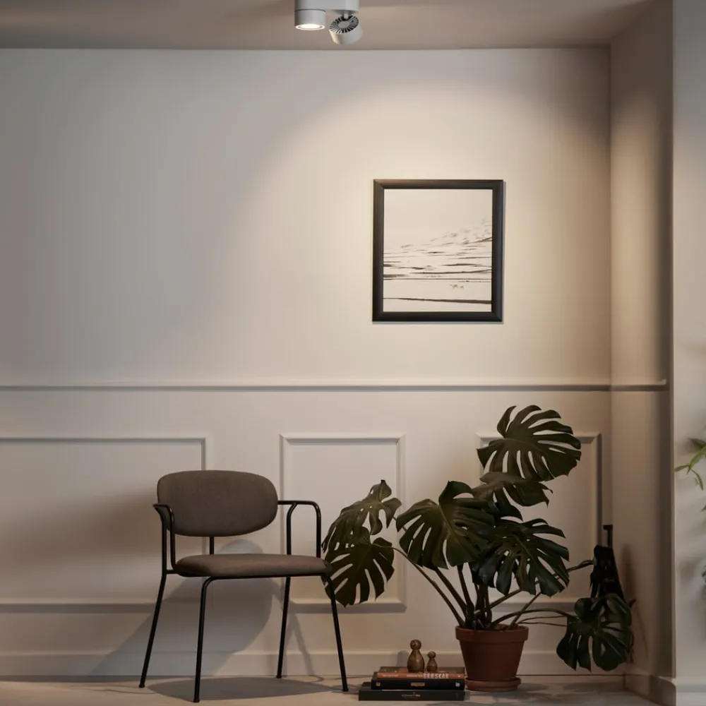 LOOM DESIGN Gang|Loftlamper > Aim LED-loftspot 2 lyskilder hvid
