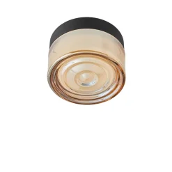 Udendørs Loftlamper|Væg- Og Spejllamper ^ LOOM DESIGN LED-loftlampe Otto Wave, ravfarvet, IP65
