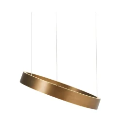 Arbejdsrum/Kontor ^ LOOM DESIGN LED-pendellampe EOS 360 Small, messingfarvet