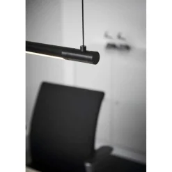 LOOM DESIGN Pendellamper|Pendellamper > LED-pendellampe Straw 150, sort, aluminium