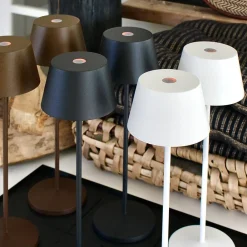 LOOM DESIGN Dekorationsbelysning|Bordlamper > Modi LED-terrasselampe, corten