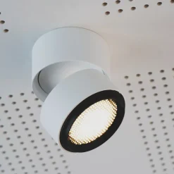 Loftlamper ^ LOOM DESIGN Ray LED-loftspot Ø9,3cm 13W hvid
