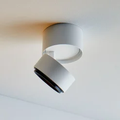 Loftlamper ^ LOOM DESIGN Ray LED-loftspot Ø9,3cm 13W hvid
