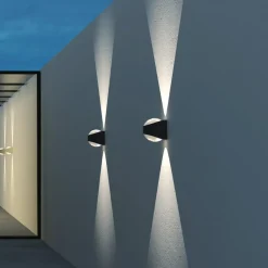 Terrassebelysning|Væglamper ^ LOOM DESIGN Saga udendørs væglampe op/ned sort