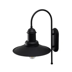 Væglamper ^ ROYALTECH Lorato væglampe, sort, højde 48 cm, metal, E27