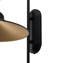 Væglamper ^ ROYALTECH Lorato væglampe, sort, højde 48 cm, metal, E27