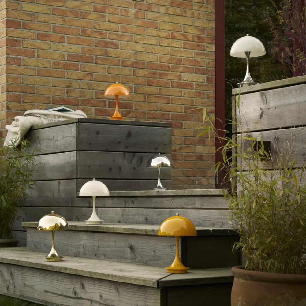 Louis Poulsen Dekorationsbelysning > Akku-lampe Panthella PORTABLE 160 V3 opal hvid