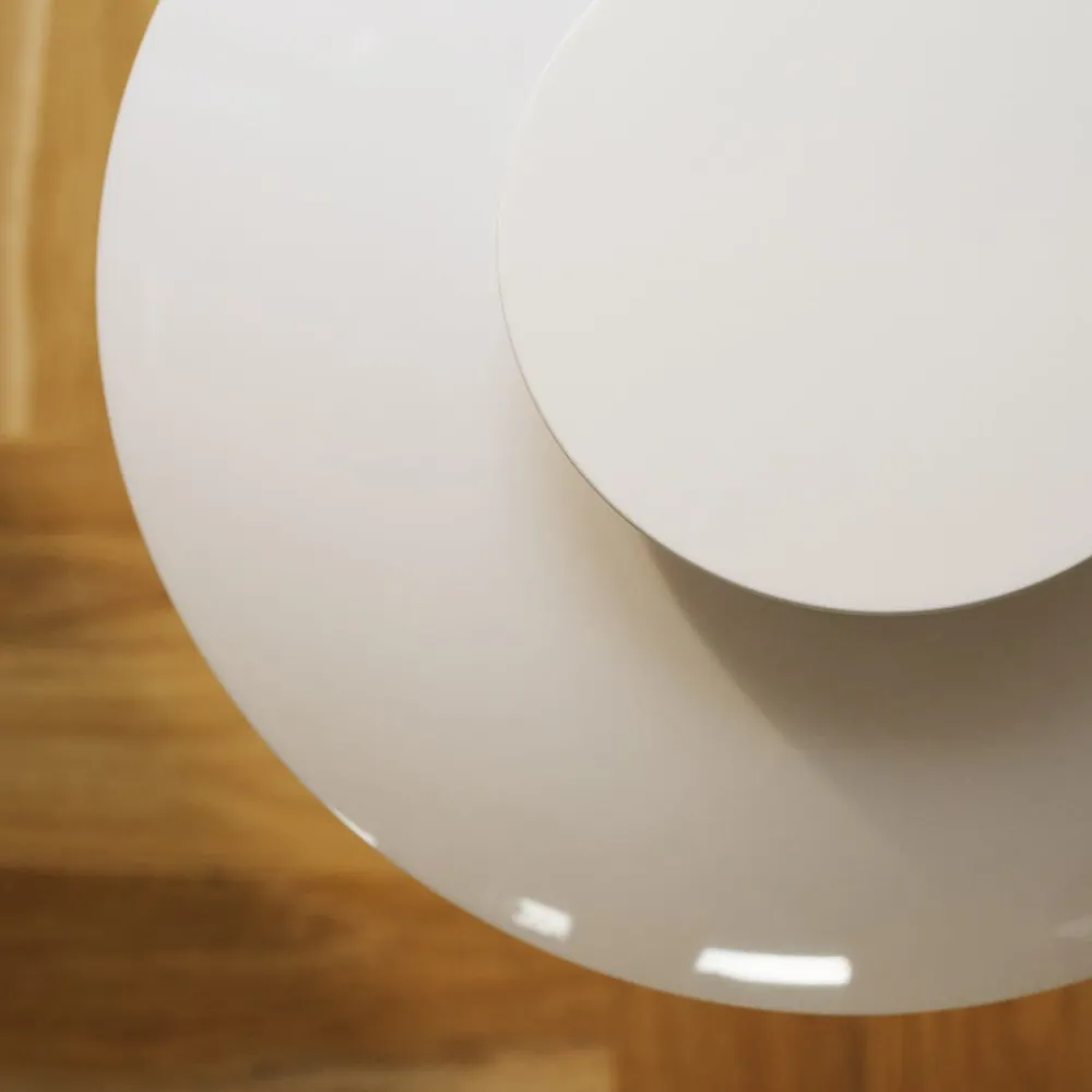 Dekorationsbelysning ^ Louis Poulsen LED-bordlampe PH 80, opal hvid, IP44
