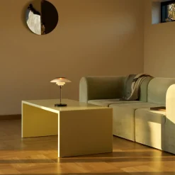 Louis Poulsen Dekorationsbelysning > LED-bordlampe PH 80, hvid/rød/krom IP44