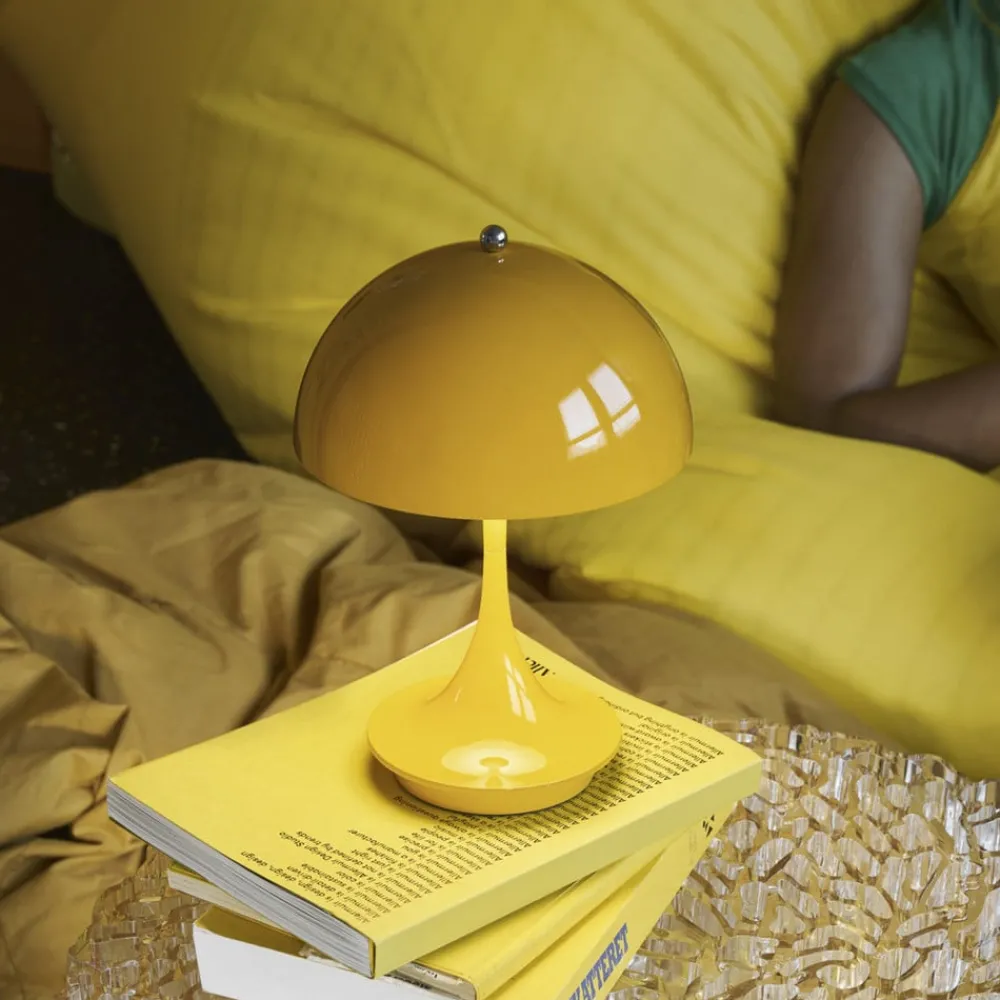 Louis Poulsen Dekorationsbelysning > Panthella PORTABLE 160 V3, uigennemsigtig gul