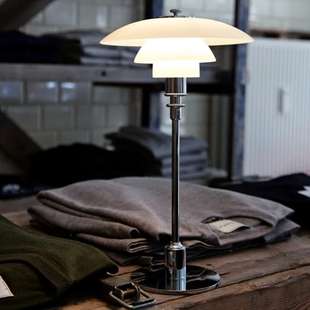 Louis Poulsen Bordlamper > PH 3/2 bordlampe, højglans forkromet