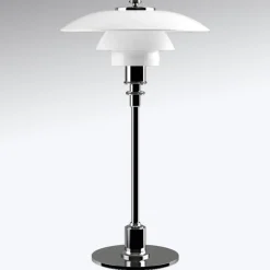 Louis Poulsen Bordlamper > PH 2/1 bordlampe, højglans forkromet