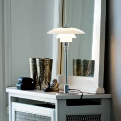 Louis Poulsen Bordlamper > PH 2/1 bordlampe, højglans forkromet