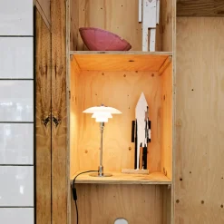 Louis Poulsen Bordlamper > PH 2/1 bordlampe, højglans forkromet