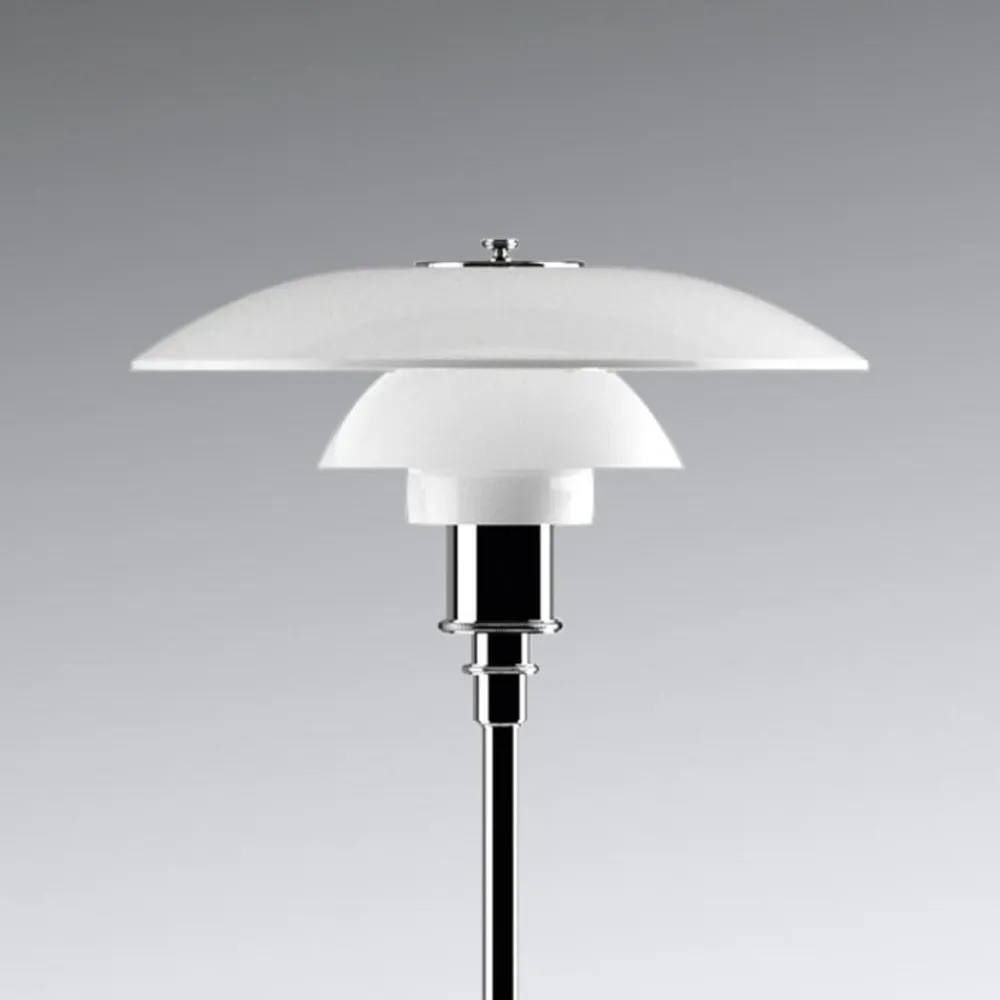 Louis Poulsen Gulvlamper|Gulvlamper > PH 3 1/2-2 1/2 gulvlampe, krom