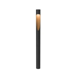 Gadebelysning ^ Louis Poulsen vejlampe Flindt, 927 sort 70 cm base 24 V