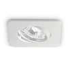 Ideallux Indbygningsspots > Lounge forsænket loftlampe, kvadratisk, hvid