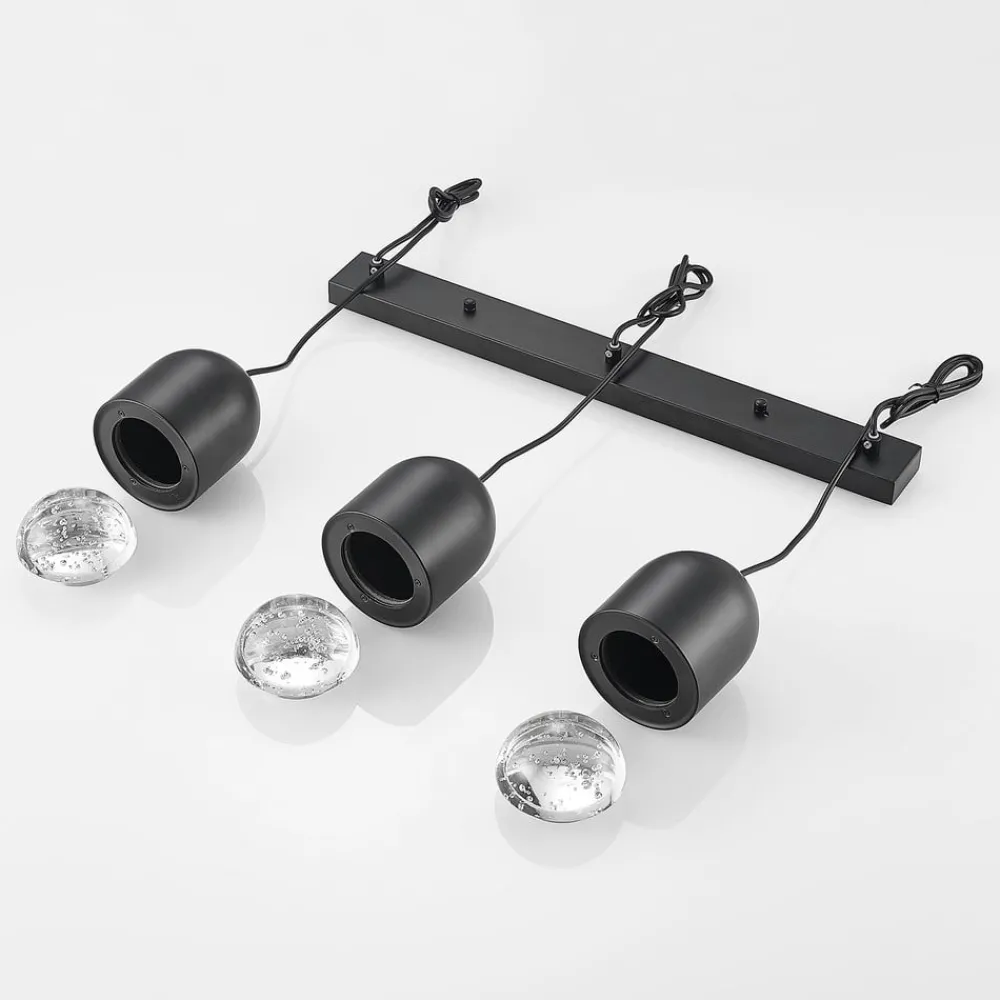 Pendellamper ^ Lucande Amielle pendellampe, 3 lyskilder, sort