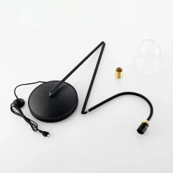 Lucande Gulvlamper|Gulvlamper > Anjita gulvlampe, glasskærm