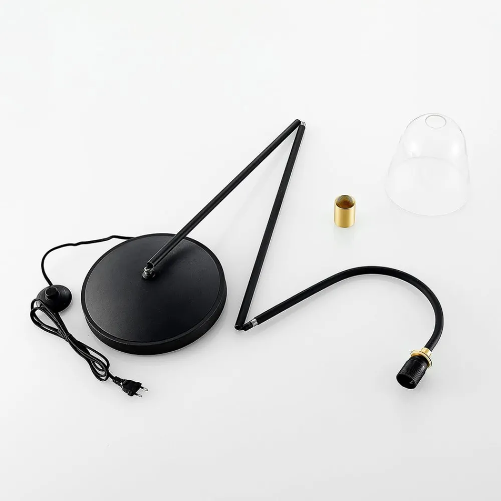 Lucande Gulvlamper|Gulvlamper > Anjita gulvlampe, glasskærm