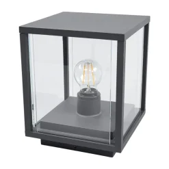 Lucande Sokkellamper > Annalea sokkellampe, 55 cm, antracit, IP54