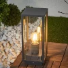 Lucande Terrassebelysning|Sokkellamper > Annalea sokkellampe, 35 cm, antracit, IP54