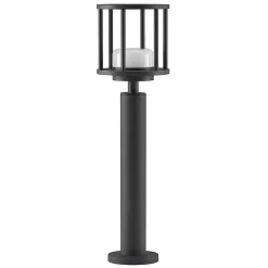 Lucande Gadebelysning > Berenike 60 cm vejlampe, mørkegrå, metal, GX53