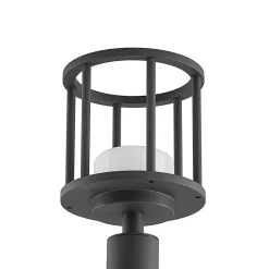 Lucande Gadebelysning > Berenike 60 cm vejlampe, mørkegrå, metal, GX53