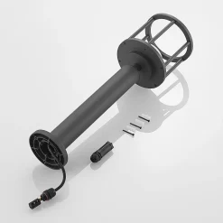 Lucande Gadebelysning > Berenike 60 cm vejlampe, mørkegrå, metal, GX53