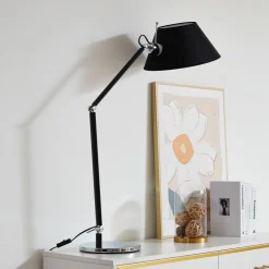 Bordlamper ^ Lucande bordlampe Dansari, sort, metal, justerbar
