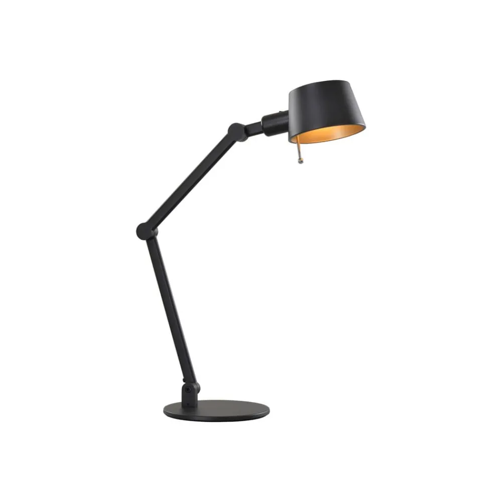 Arbejdsrum/Kontor|Bordlamper ^ Lucande bordlampe Silka, sort, metal, 93,5 cm høj