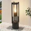 Terrassebelysning|Sokkellamper ^ Lucande Brienne sokkellampe, 50 cm, antracit, metal