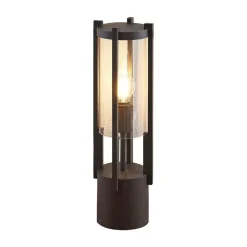 Terrassebelysning|Sokkellamper ^ Lucande Brienne sokkellampe, 50 cm, antracit, metal