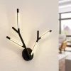 Lucande Væglamper > Cuerno LED-væglampe i sort-hvid