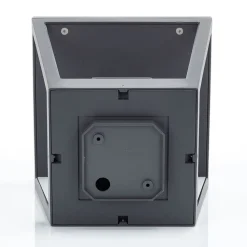 Lucande Sokkellamper > Dunia sokkellampe, antracit, metal, 24 cm, IP54