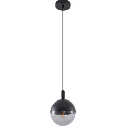 Pendellamper ^ Lucande Dustian pendellampe, glaskugle