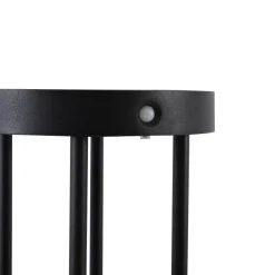 Lucande Solcelle Lampe Med Sensor|Solcellelamper > Evelis LED-vejlampe, sort, aluminium, sensor