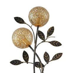 Lucande Pendellamper|Bordlamper > Evory bordlampe, 48 cm, 2 lyskilder, sort/guld, G9