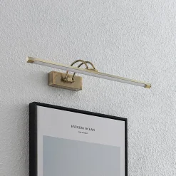 Lucande Gang|Pendellamper > Felena LED-gallerilampe, antik messing