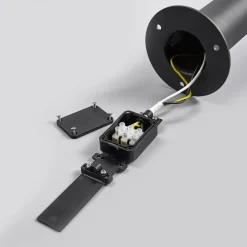 Lucande Gadebelysning Med Sensor|Terrassebelysning > Fenia LED-vejlampe, 100 cm, sensor, IP54, antracit