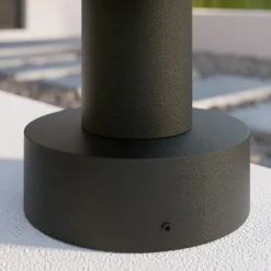 Terrassebelysning|Sokkellamper ^ Lucande Ferda sokkellampe, 37 cm, antracit, IP44