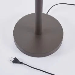 Lucande Gulvlamper|Gulvlamper > Gulvlampe Dunja, hvid/rust, metal, læselampe