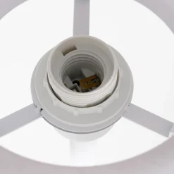 Lucande Gang|Gulvlamper > gulvlampe Kellina, 151 cm, hvid, metal, E27