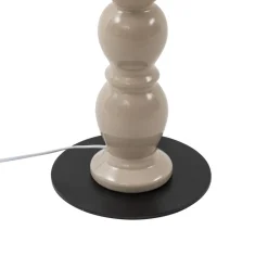 Lucande Gulvlamper > gulvlampe Lyndorin, beige, keramik, 150 cm